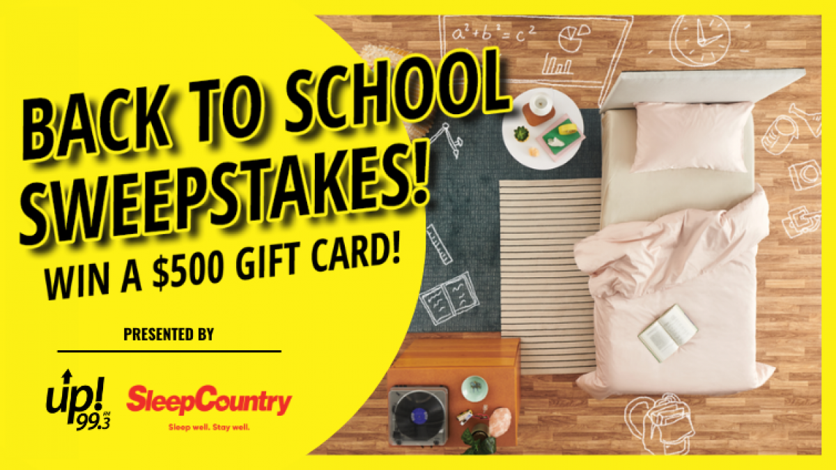 Back to School Sweepstakes: Win A $500 Gift Card